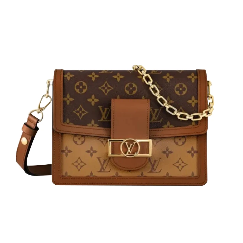 99新 LouisVuitton/路易威登 达芙妮小号/中号老花  单肩包x