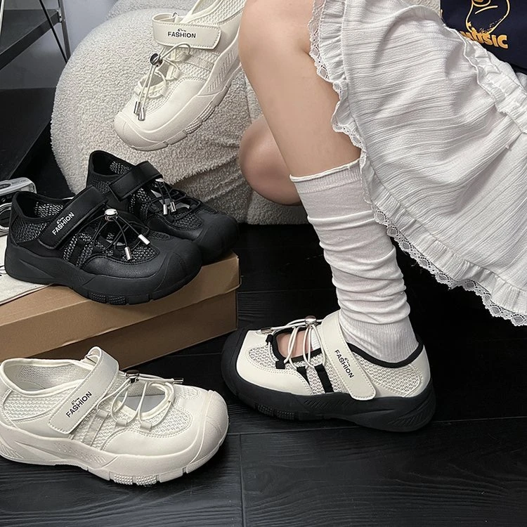 【23姑娘】熊猫2.0 | 丑萌透气网面休闲女鞋时尚夏季百搭镂空鞋