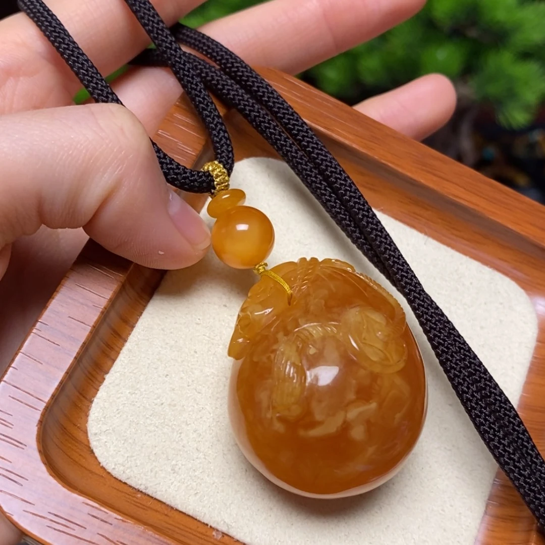 【闪购商品】蜜蜡颈饰未镶嵌项链