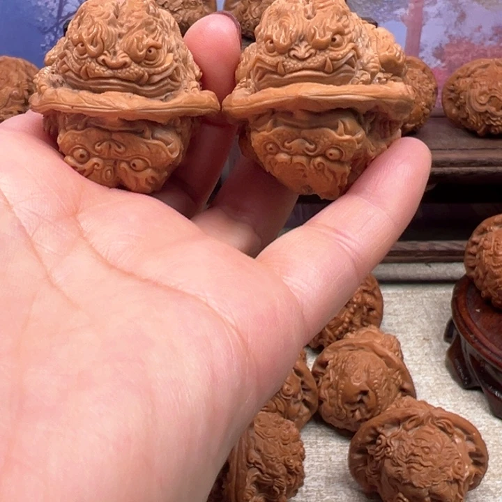 把件核桃蛤蟆头龙蟾