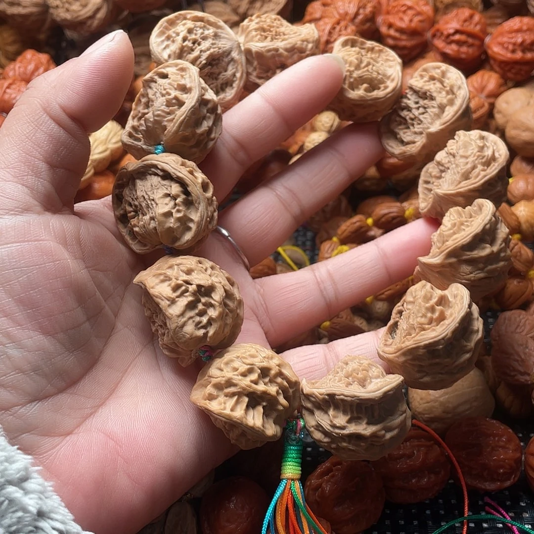 蜡***笔手串文玩核桃异形