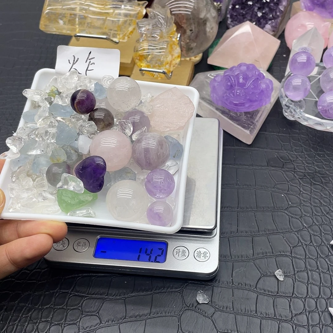 水晶未镶嵌珠宝半成品15