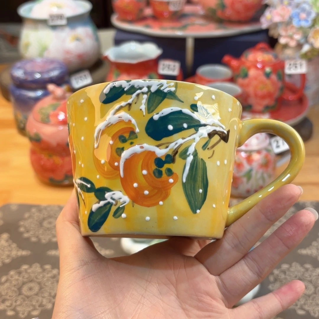 景德镇手绘高温釉下彩陶瓷茶具