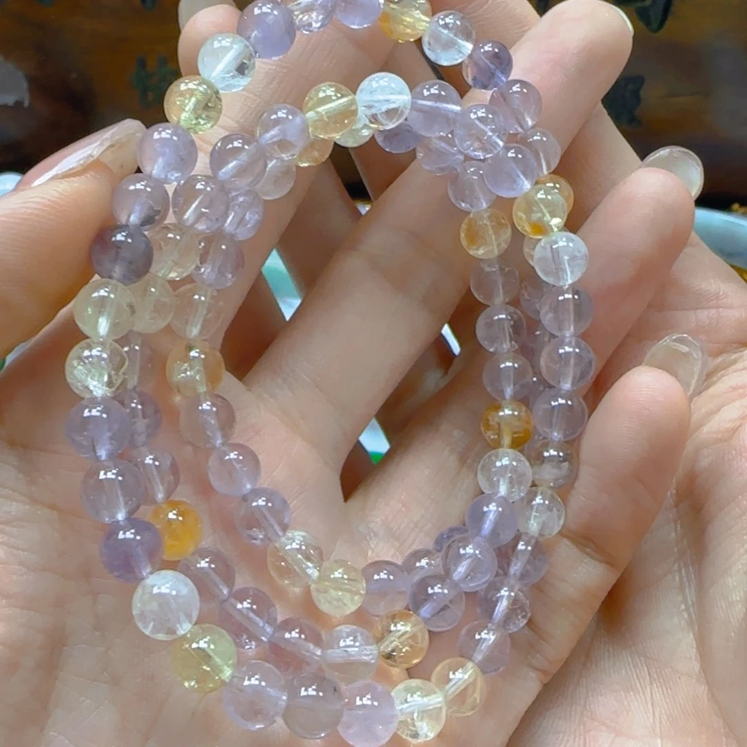 紫晶颈饰未镶嵌水晶100