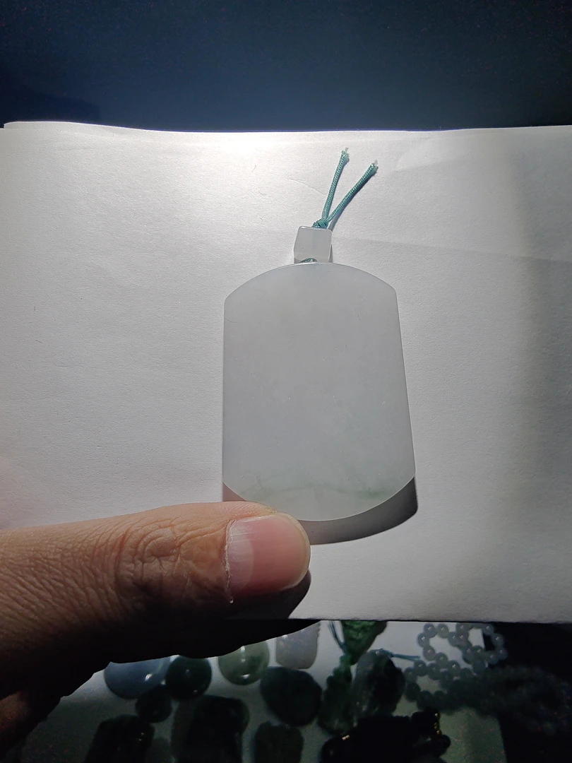 天然翡翠A货无事牌