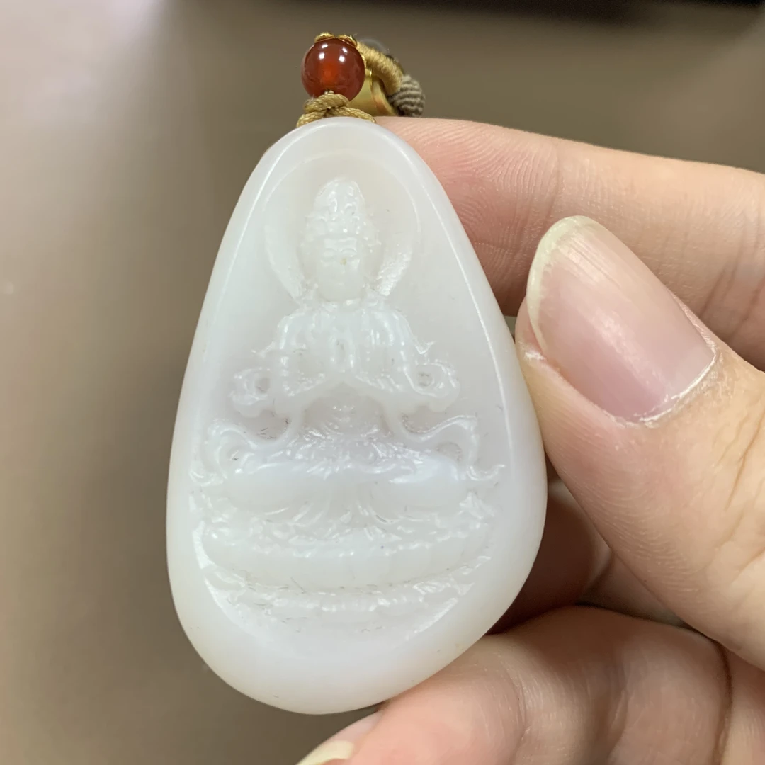 和田玉颈饰未镶嵌2.24 Y