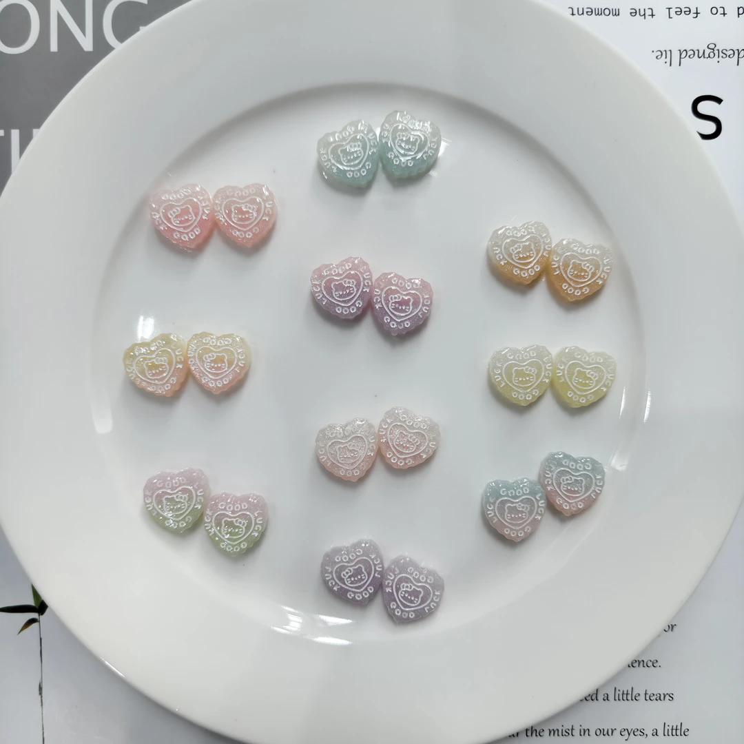 韩国家定制幸运细闪kt爱心