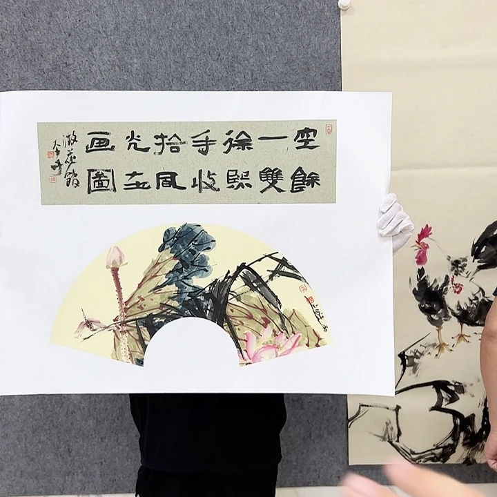 国画张平子老师书画作品