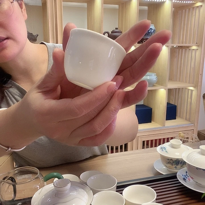 羊脂白玉单杯白色