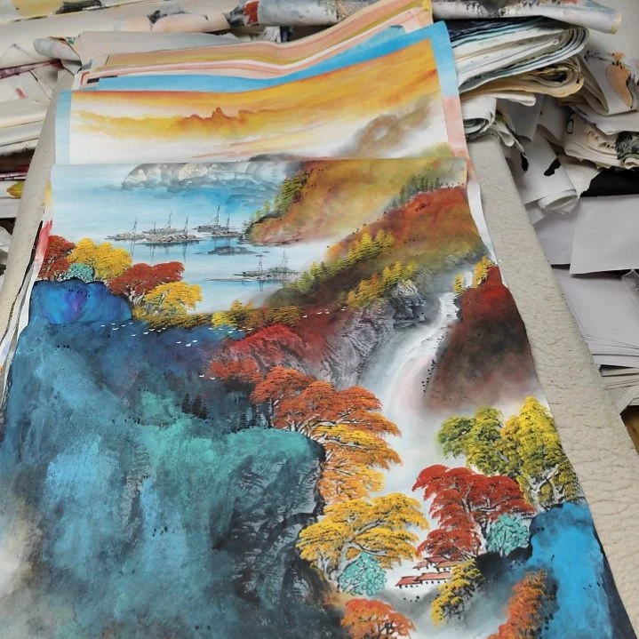 知***侠国画国画花鸟花鸟国画