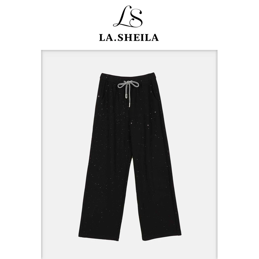 LA.Sheila 秋冬穿搭 抽绳星空裤253-KZ/0925-6687