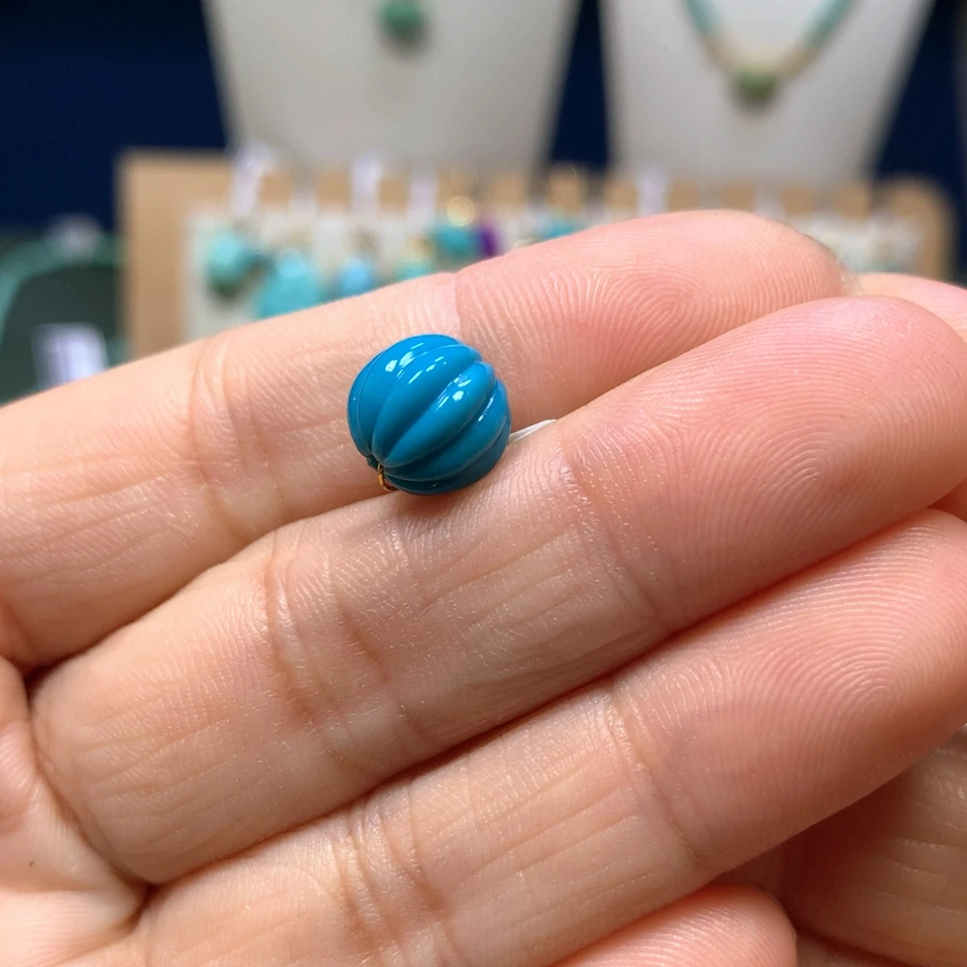 绿松石未镶嵌配饰10mm