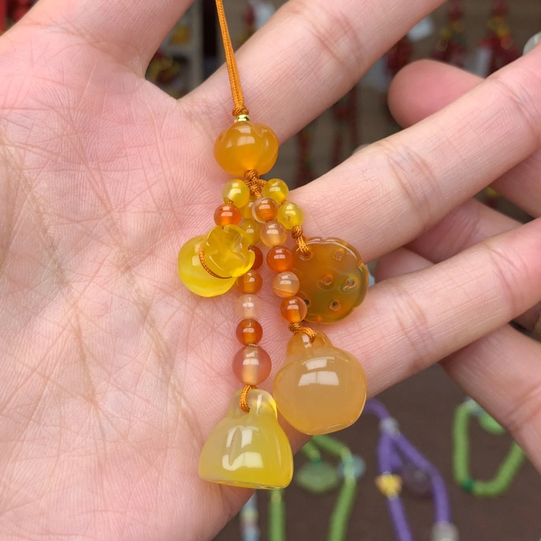 玛瑙/玉髓车挂未镶嵌