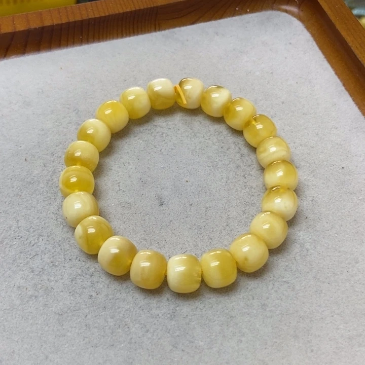 裸石蜜蜡未镶嵌手串