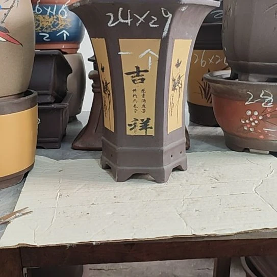 宜兴紫砂花盆清仓处理