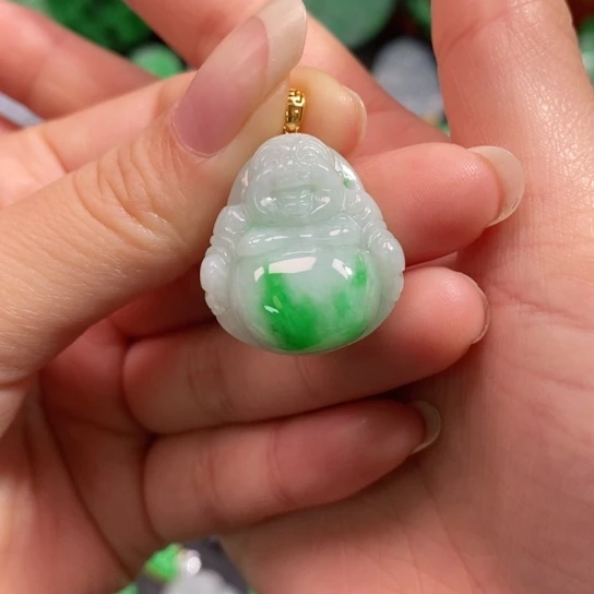 颈饰未镶嵌翡翠吊坠