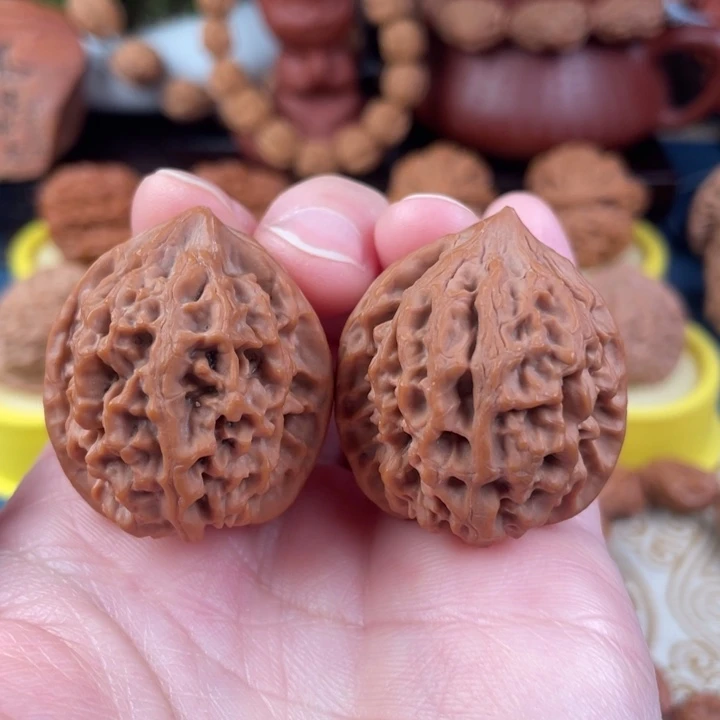 吊坠文玩核桃太行龙纹36