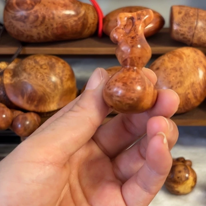 非金属木质火琉璃小葫芦