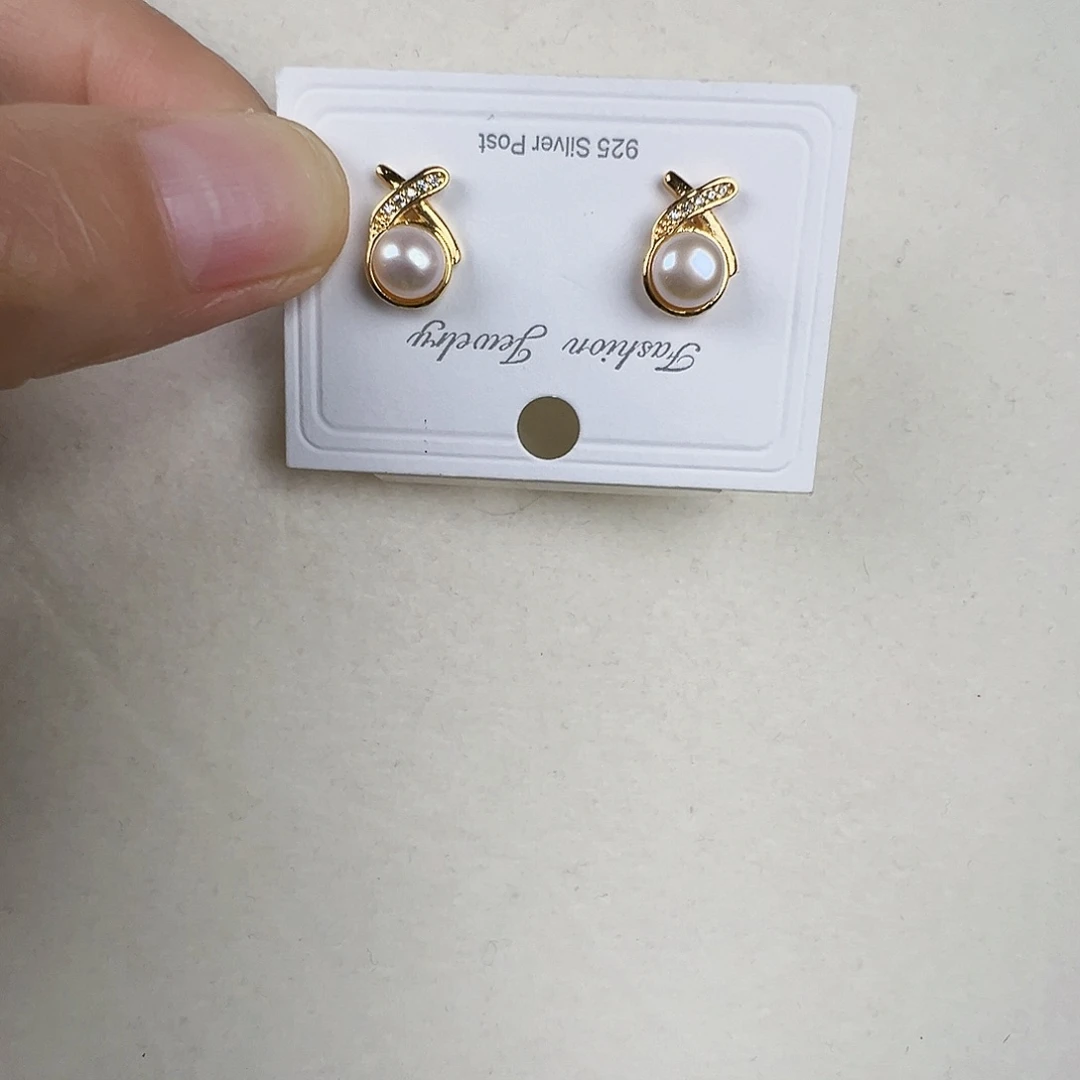 穗***意项链淡水珍珠银S925镶嵌