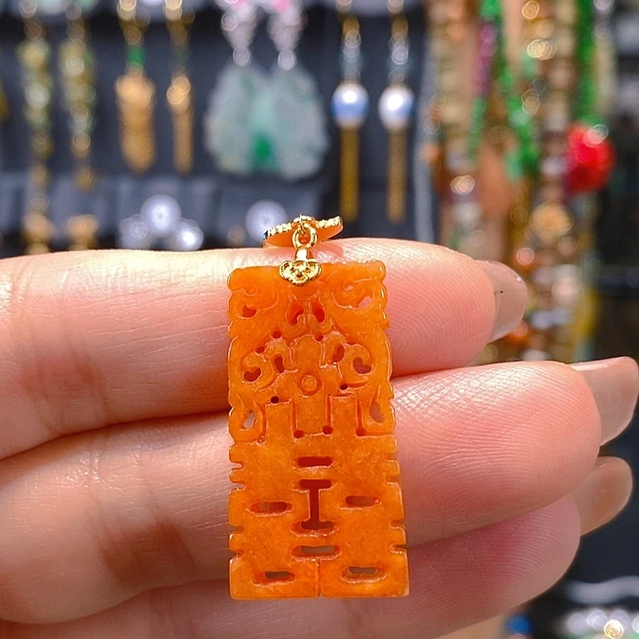月***儿翡翠未镶嵌耳饰翡翠