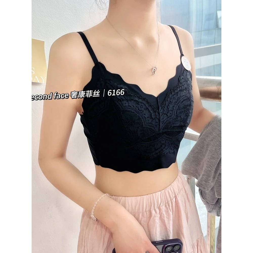 【超薄水晶杯】6166法式蕾丝固定薄款美背舒适透气弹无痕内衣