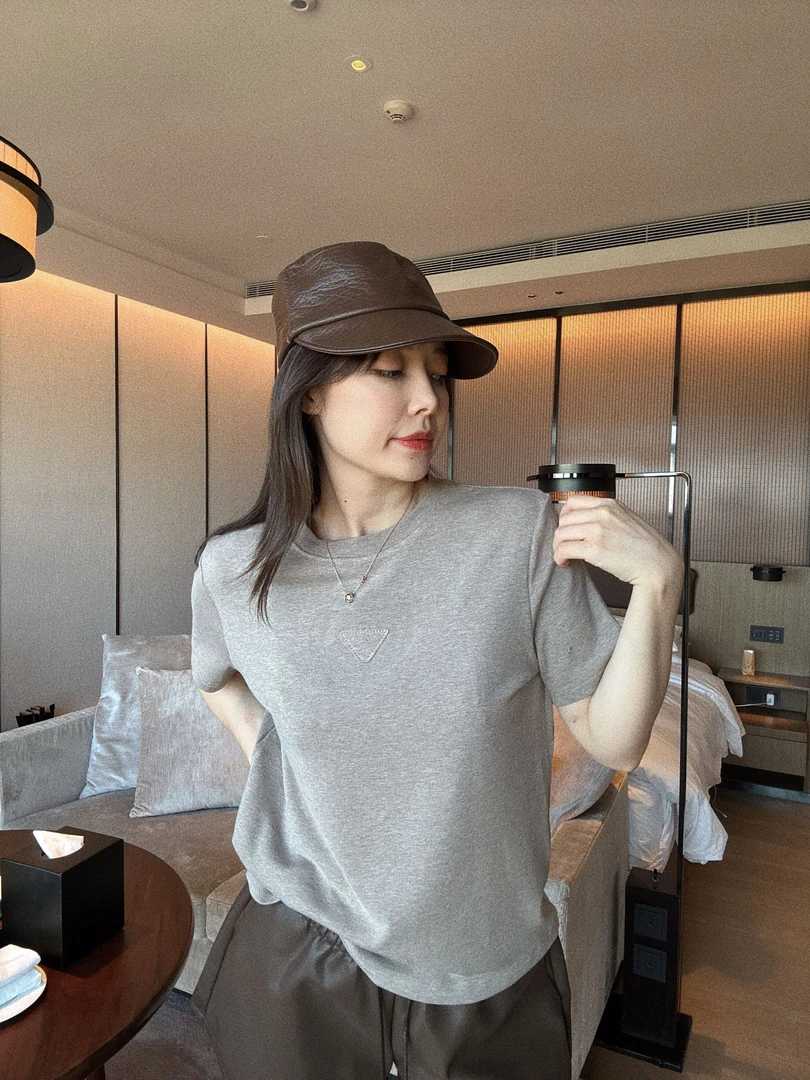 BETTER JOELAY-【三角印记】时尚百搭小版宽松T恤短袖可爱KH3520