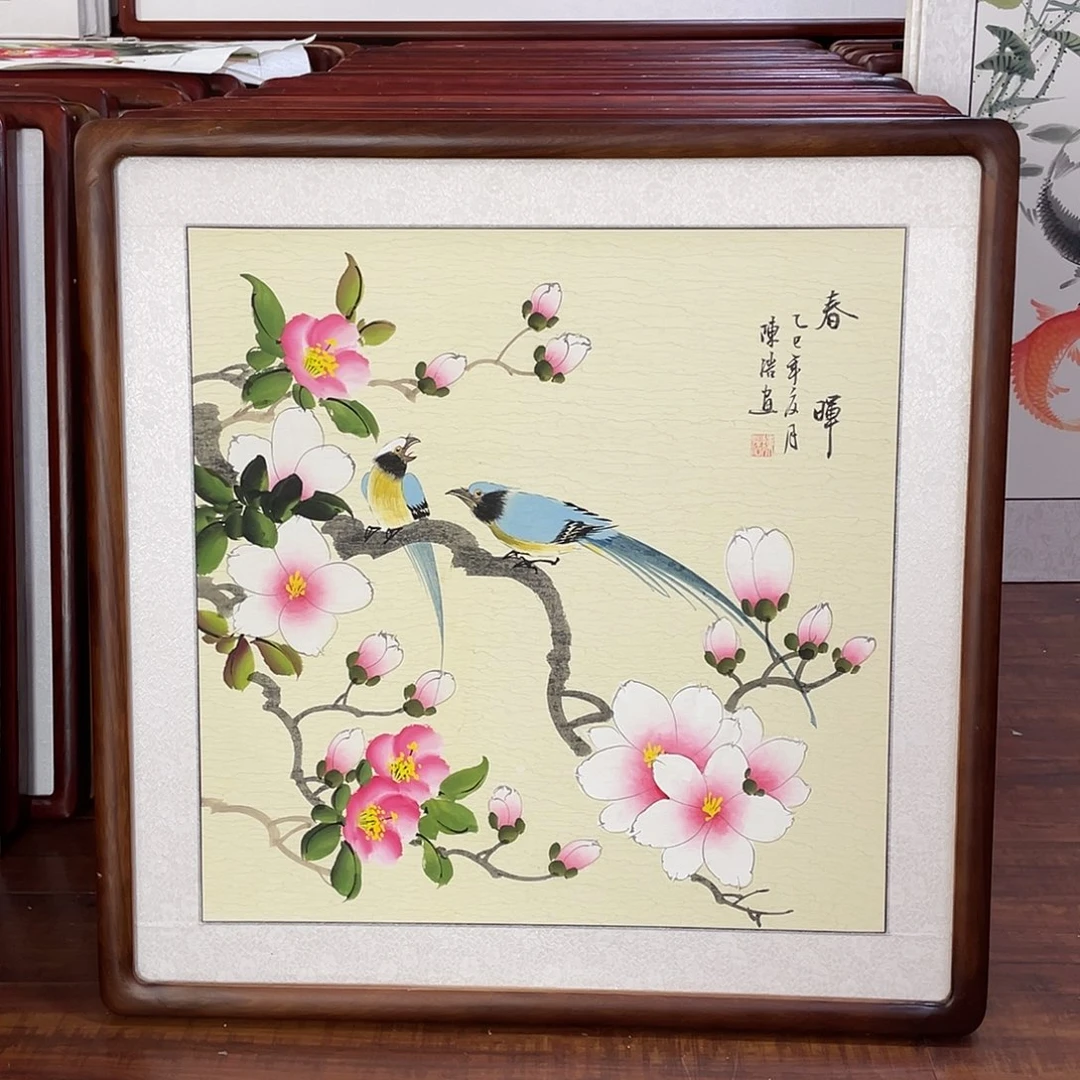 国画带框尺寸63*63厘米