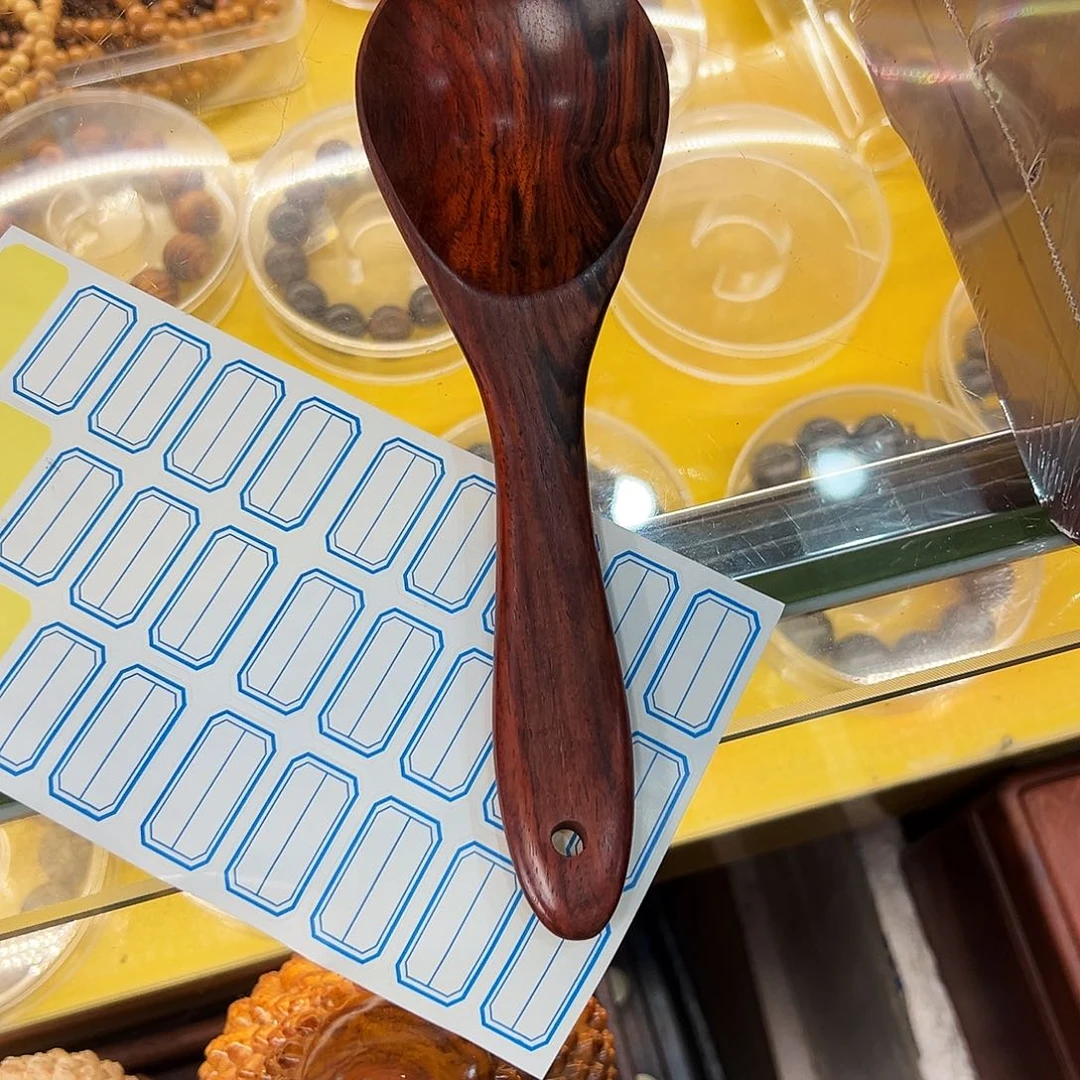 做***。老挝大红酸枝饭勺