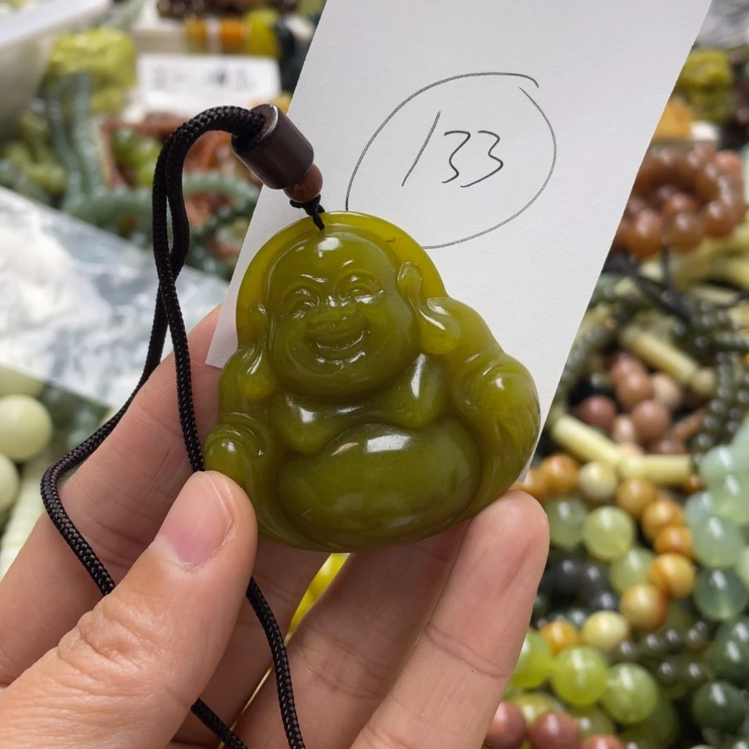 蛇纹石玉手链未镶嵌