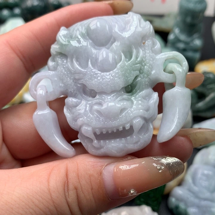 翡翠未镶嵌颈饰保真天然A货翡翠