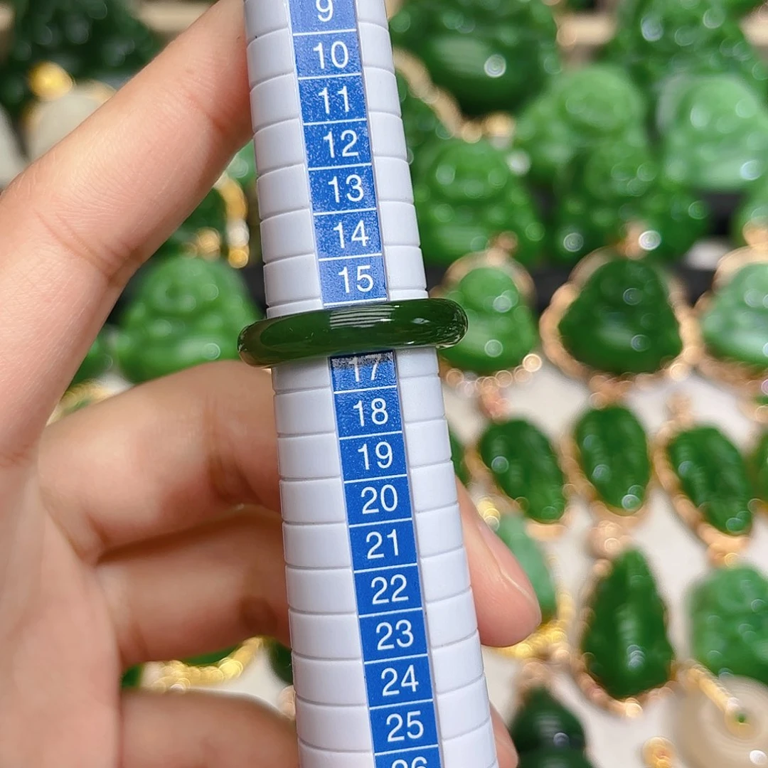 和田玉（碧玉）戒圈未镶嵌