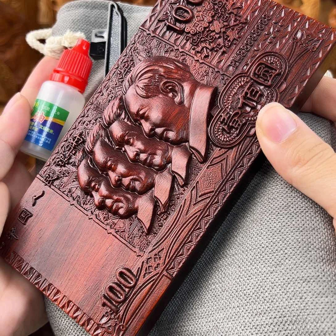 木加厚100紫檀木4人1990