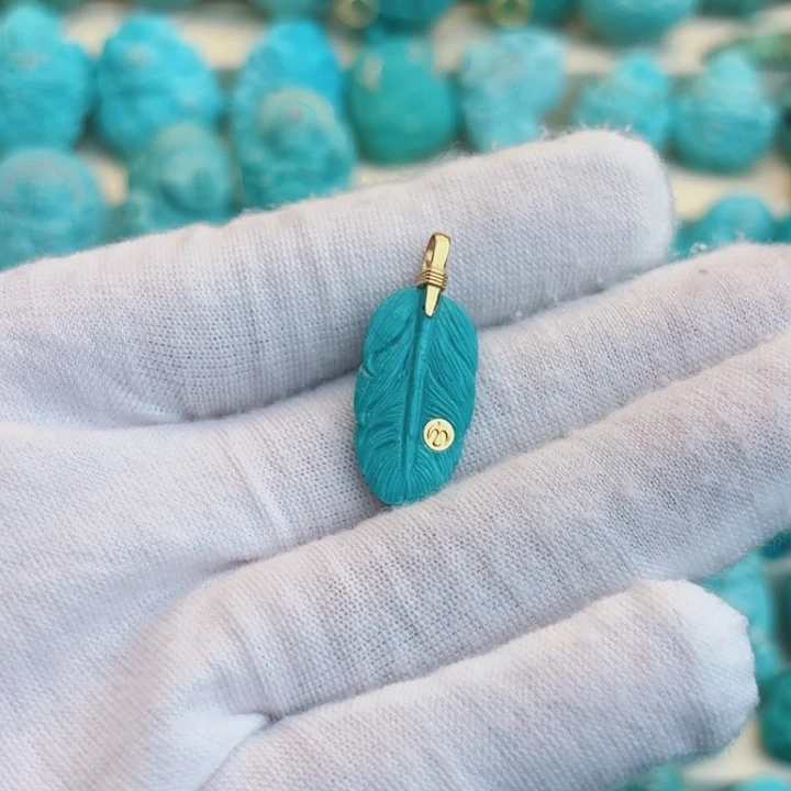 未镶嵌绿松石珠宝奇石