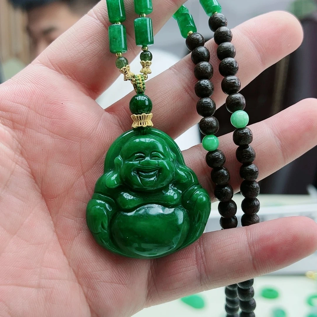 翡翠吊坠(赠链)银S925镶嵌