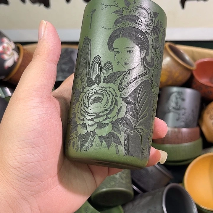 茶杯紫砂全手工紫砂主人杯
