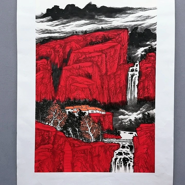 国画书法作品多次参加