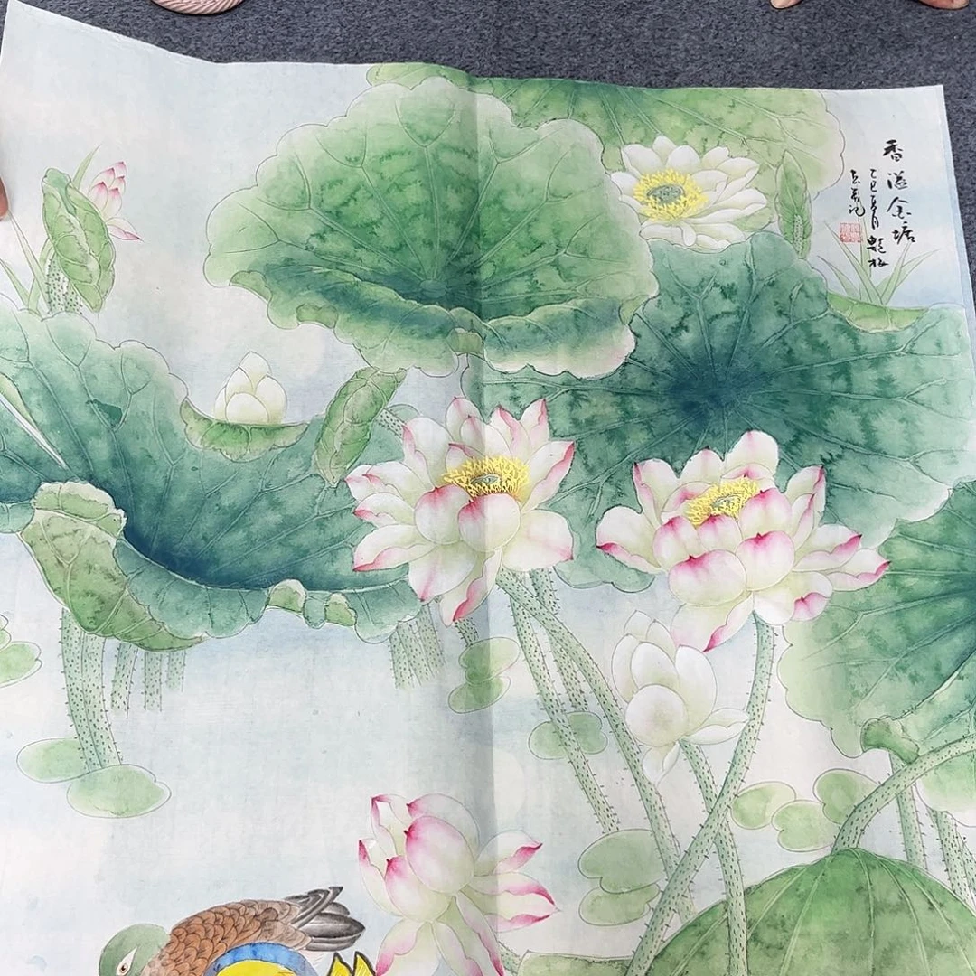 国画宣纸国画纯手绘作品