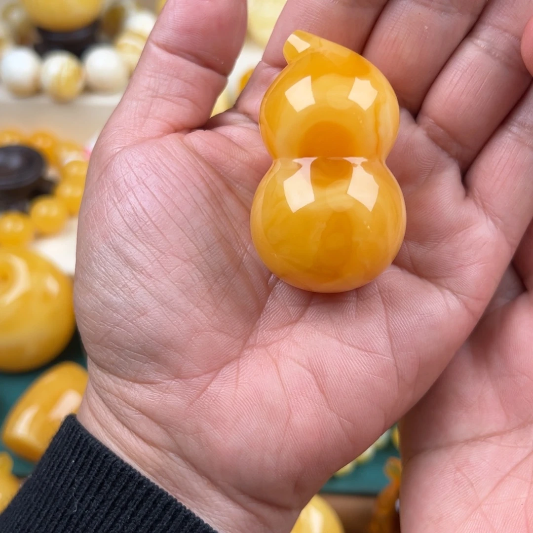 蜜蜡未镶嵌颈饰纯天然琥珀蜜蜡无优化
