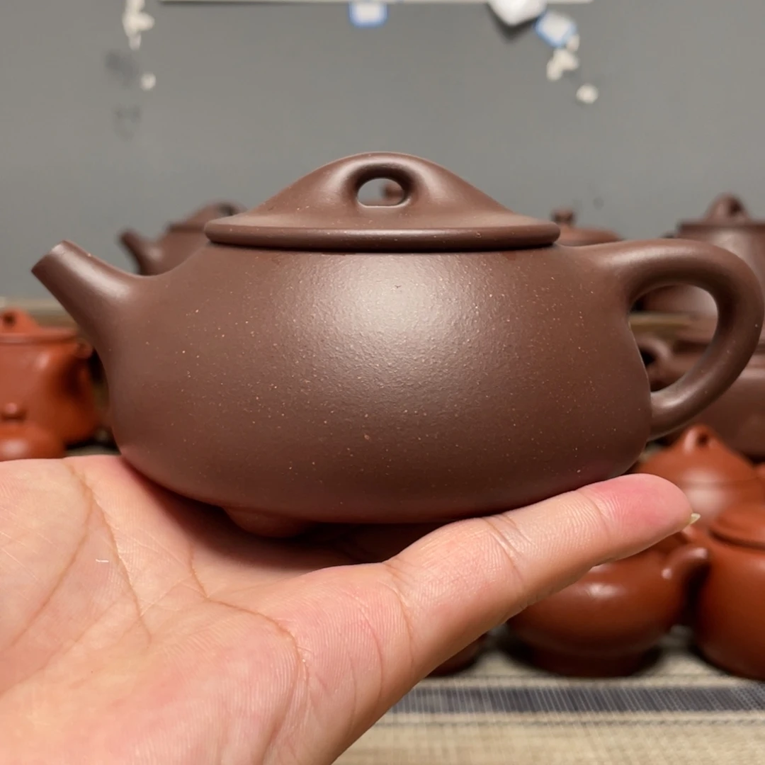 任***大紫砂茶壶石瓢250容量
