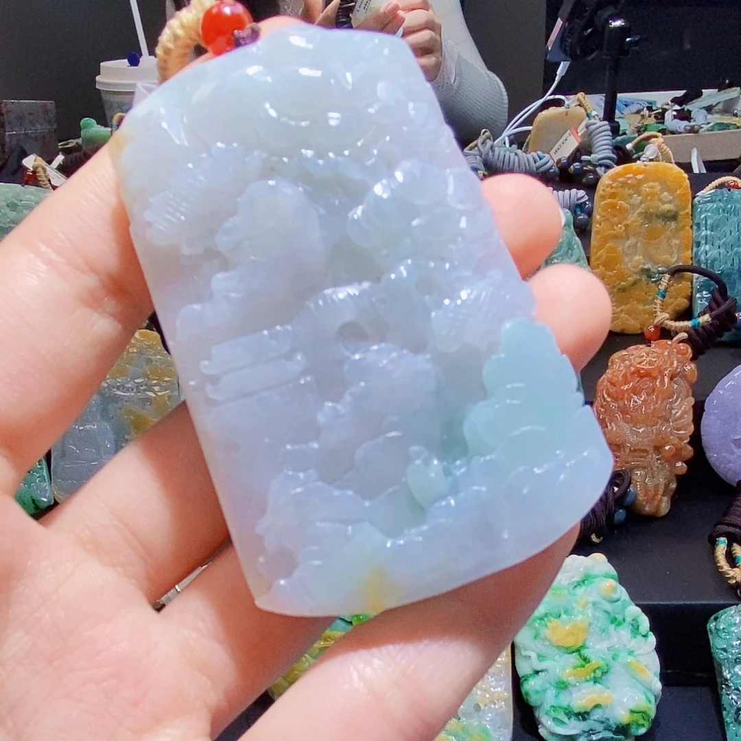颈饰未镶嵌翡翠翡翠