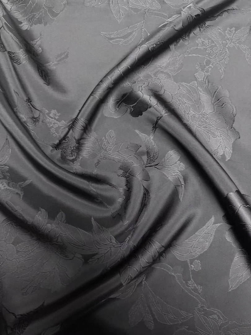 角萝 黑牡丹   新中式高清数码印花