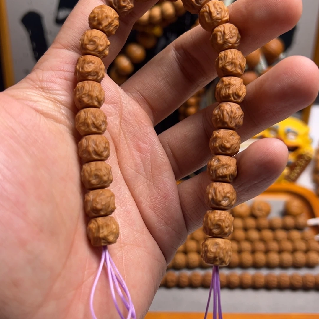 手串猴头核桃全品龙蛇之变尺寸9-10