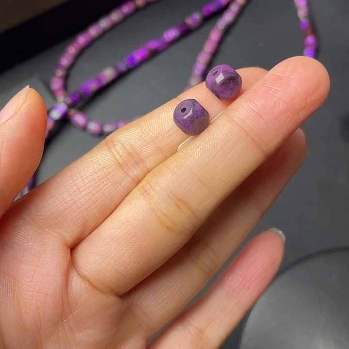 苏纪石（舒俱来）银S925镶嵌耳环