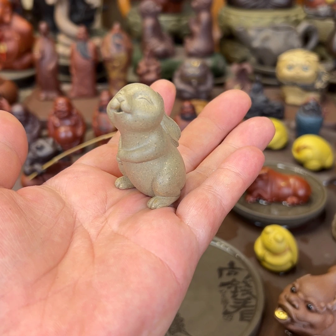 紫砂茶宠紫砂兔子
