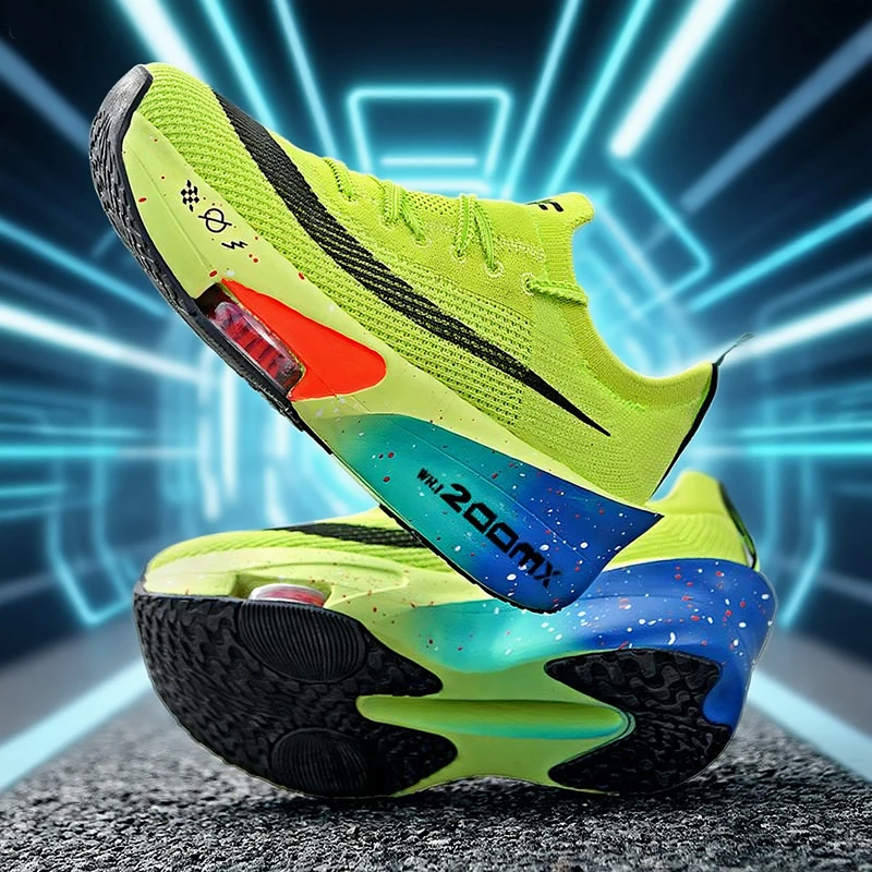 阿尔法3代跑鞋男童碳板竞速跑步鞋子减震高弹防滑网面学生运动鞋