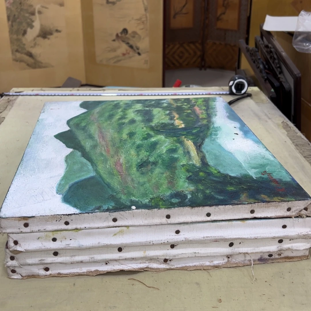 久***居绘画屏风框画茶空间设计