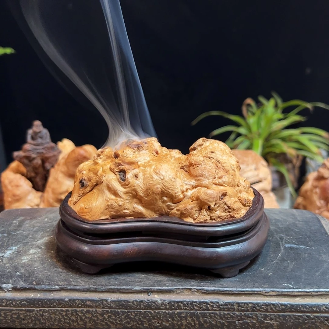 妖***兽荔枝木熏香成品香炉