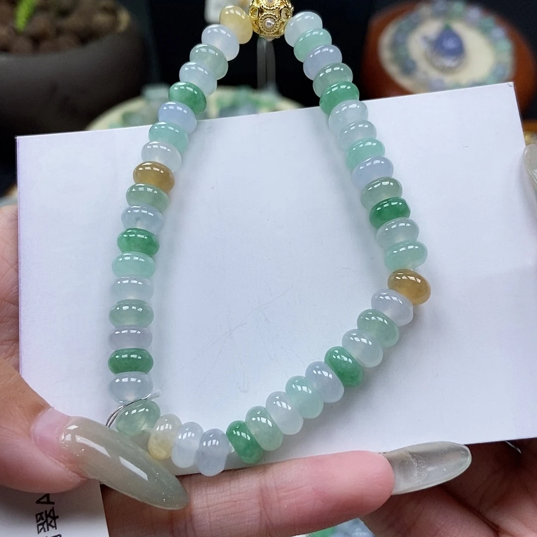 未镶嵌挂件翡翠珠链