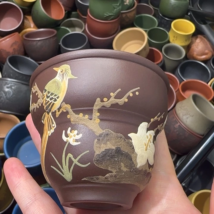 茶杯紫砂全手工紫砂