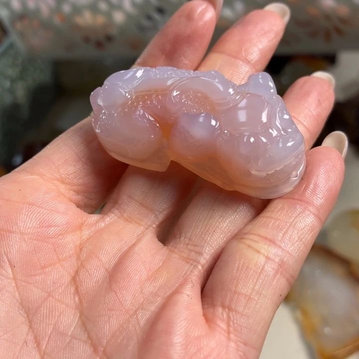 玛瑙/玉髓未镶嵌吊坠(不含链)